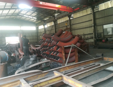 Welded Seamless Metal 45 Degree Pipe Bend 3D ASTM A105