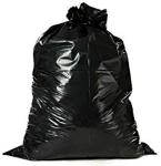 Heavy Duty 45 Gallon Trash Bags , Tear Resistant Large Plastic Garbage Bags