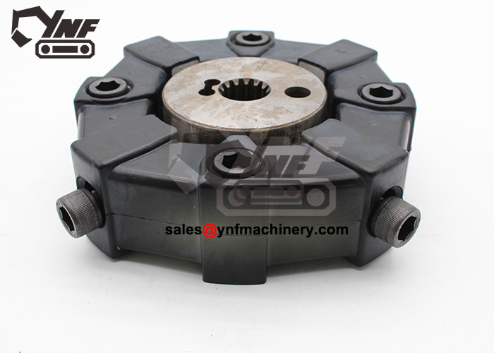 Black Rubber Coupling 80AS Excavator Hydraulic Pump Parts For SOLAR 185W-V