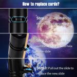 Moon Lamp Earth Planet Projector Lamp 360 Rotatable Bracket USB Rechargeable Led