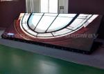 Iron Cabinet Outdoor LED Signs High Resolution 6mm Pixel Pitch With Front