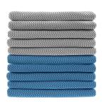 Logo Red Microfiber Sports Gym Instant Cooling Towel 30*100cm or Custom Size Red