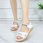 BS122 New Casual Orange Blue Slippers Female Summer Fashion Flat Non-Slip Outer