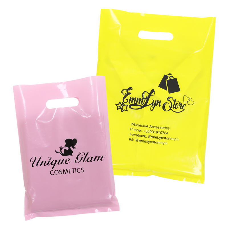 Eco Friendly Recycled Plastic Shopping Bags 0.03 0.04 0.05 0.06mm