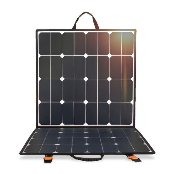 China DC USB TYPE C Foldable Solar Charger Portable 100W Foldable Solar Panel For Power Station factory