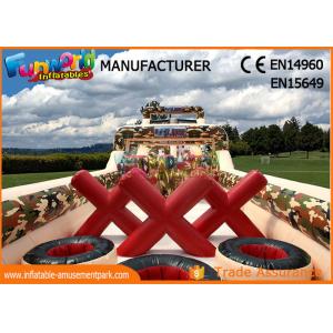 Fireproof Giant Inflatables Obstacle Course Tunnel For Amusement Park