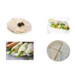 Round Square Lumpia Injera Skin Rice Paper Making Machine