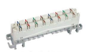China Highband 8 Pairs Module 110 Punch Block Cat6 PC Material For Networking factory