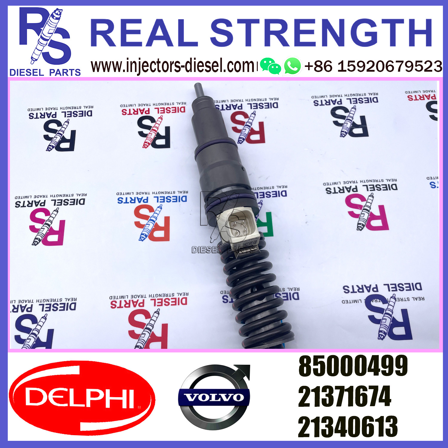 85000499 DELPHI Diesel Injector V-O-L-V 21371674 21340613 E3.18