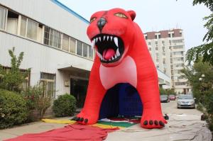 China ootball helmet tunnel for sports football game/ Entrance Tunnel /inflatable mascot tunnel factory