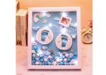 Pine Wood Baby Memory Box , Permanent Diy Hand And Foot Print Mud / Baby Hair
