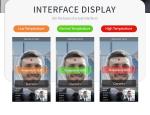 Android 7.1.2 os School Infrared Thermometer Gate Stand Face Scan Temperature