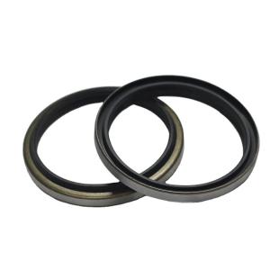 China Oil Resistant Dkb Hydraulic Cylinder Dust Wiper Piston Rod Main Seal in Black Colour factory