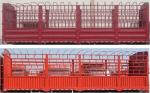 Red 8x2 Truck Diesel Heavy Truck Vehicle 316/429 Horsepower