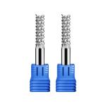Tungsten Steel CNC Corn Milling Cutter Circuit Board Rough Leather Milling
