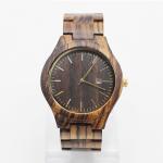 Japan calendar quartz movement fashion zebra wood wahches with your logo