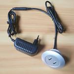 EU Standard Input 100-240V AC 50/60Hz Output 5V 2A Power Adaptor Silver Color