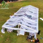 Watertight Outdoor PVC Side Wall Clear Wedding Marquee Tent Hall Aluminum