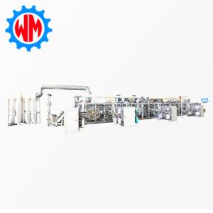 China New Technology High Speed Big Ring Waist Baby Diaper Production Line 800pcss/min factory