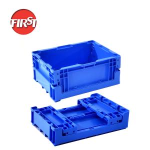 China 10L Foldable Crate Folding Moving Box Collapsible Stackable Plastic Storage Crate on sale