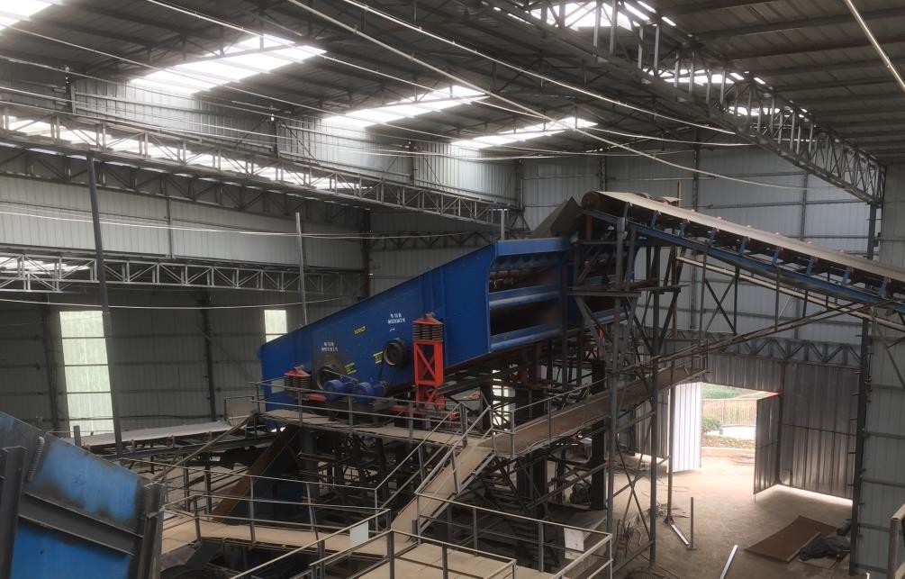 Stainless Steel Circular Vibrating Screen Efficient Motor Power 5.5/11kw