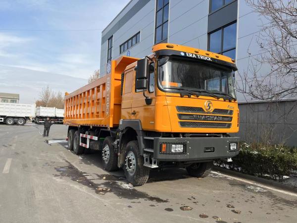 Used Tipper Trucks In Good Condition Shacman 400hp 8*4 F3000 Dump Truck 12 Tires