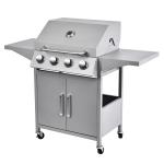 Moveable High Heat Stainless Steel Gas Type Butane Rotisserie Barbecue Oven Bbq