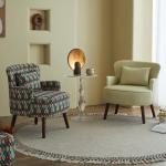 Luxury Retro Ringer Solid Wood Chair Hotel Bedroom Living Room