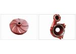 Mining A49 2 Inch Water Pump Impeller semi open Abrasion Resistant