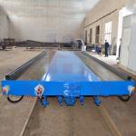Industry Metallurgy Material Handling Trolley , 50T Motorized Rail Cart