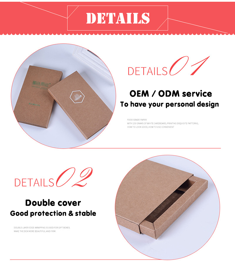 Custom Kraft Paper Board Packaging Box Eco Friendly Luxury Mobile Phone Case Packaging