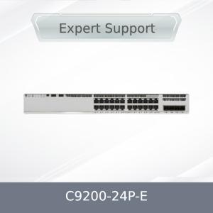 China Original C9200-24p-E 9200 Layer 2 Ethernet 24 Port Poe Network Switch with Qos Function factory