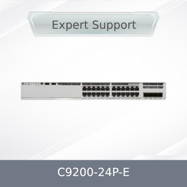 Original C9200-24p-E 9200 Layer 2 Ethernet 24 Port Poe Network Switch with Qos