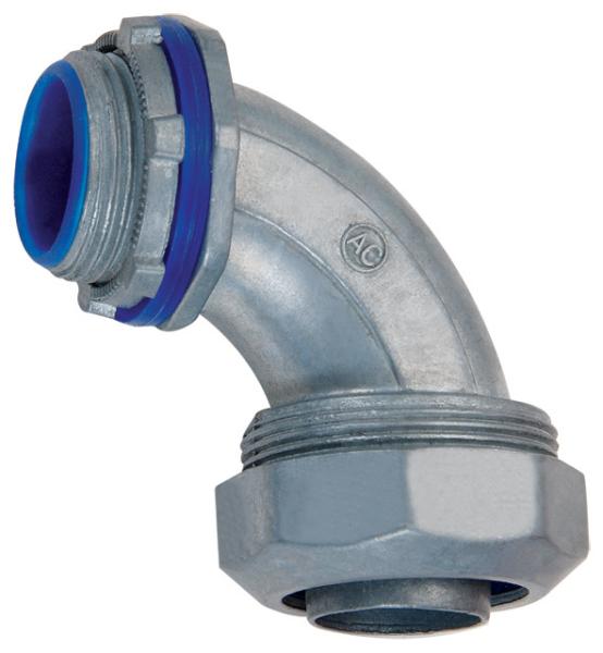Non Metallic Flexible Conduit Fittings 4 Inch 90 Degree Flex Connector Dust