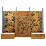 5.9ft Metal Decorative Panels 70.1 Inch Plasma Cutting Corten Steel