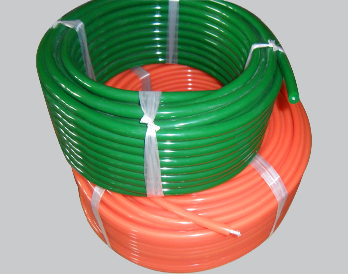 polyurethane material round belt conveyor Widely used in Glass industry