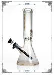 9MM Thickness Beaker Glass Bongs Smoking Water Pipe Black Glass Downstem Bowl