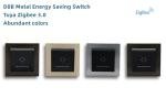 Zigbee 3.0 Hotel Room Key Card Holder Tuya Power Saving Switch