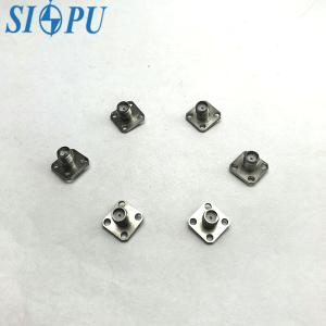 SMA Female RF Coaxial Connector – Slotted, Flange Mount Socket