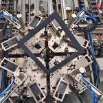 Four Head Aluminum Window Door Machine CNC Corner Crimping Machine