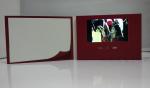 Elegant Bespoke Video Brochure Card CMY Printing For Advertisement / Magnetic
