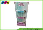 Custom Creative Corrugated Floor Displays , Three Trays Cardboard Display Racks