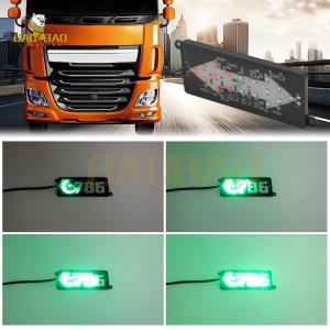 China Plastic 12V Green Flashing Motorcycle Lights Lucency LED CG Spare Parts factory