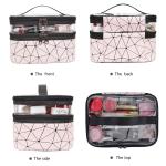 Waterproof Multifunction Marble Zipper Toiletry Bag For Women
