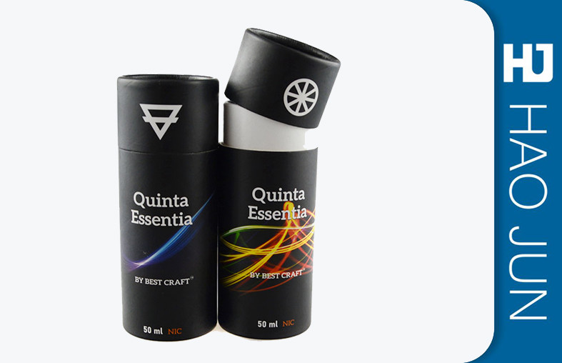 Luxury Printed Cardboard Tubes Wine Bottle Boxes With Glossy Lamination Surface