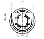 Diameter 150mm AGV Steering Wheel Assembly Drive Integrated 400W