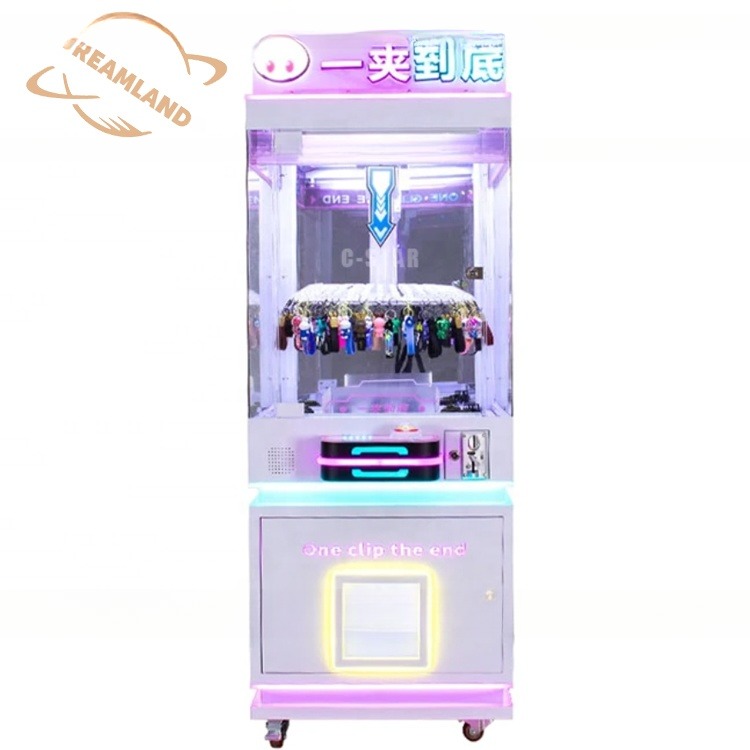 Dreamland New Clamp Vending Game Machine Win Prize Game Machine Rotating Clip Gift Game Machine