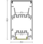 Illumination 50*90mm Aluminum Led Strip Lighting aluminum channels for up and
