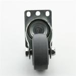 Silent TPR ESD Caster Wheels 75KG 3 Inch Trolley Wheels Screw Nut