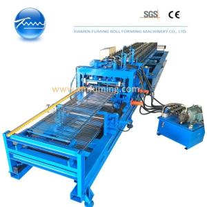 China PPGI Shelving Racking Roll Forming Machine 7.5KW PLC Control factory